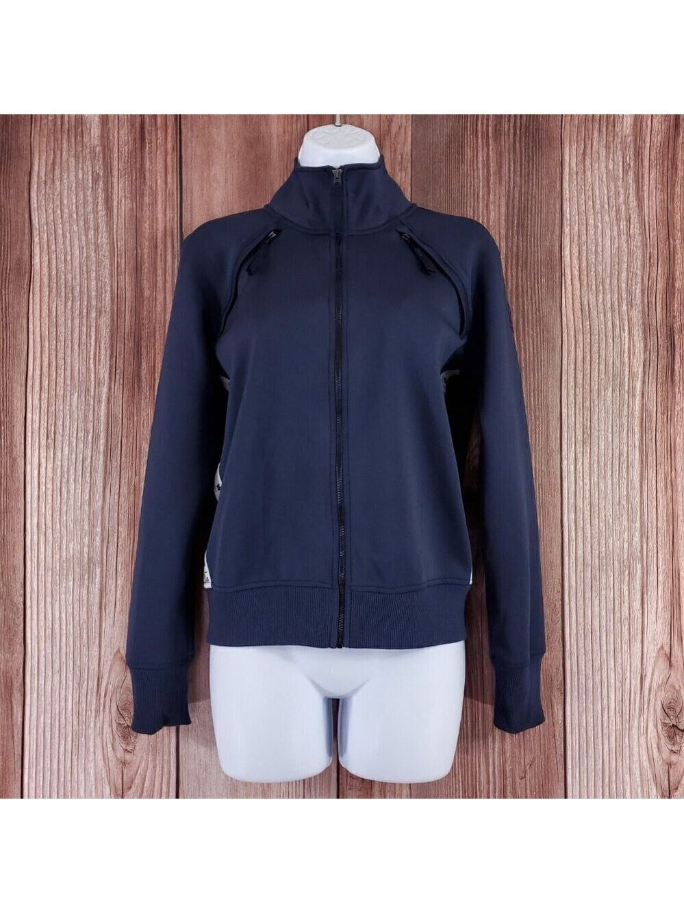 NWT G-Star Raw Womens Size XS Branded Tape Track Top Jacket Navy Blue